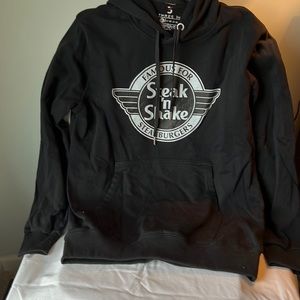 Black hoodie, sweatshirt